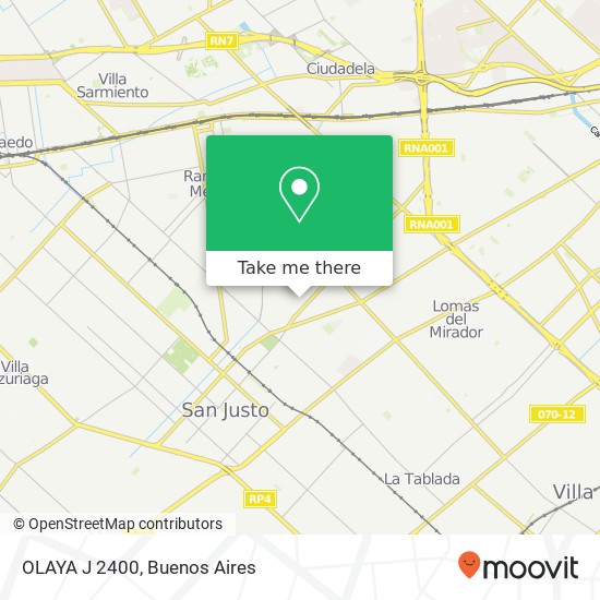 OLAYA  J 2400 map