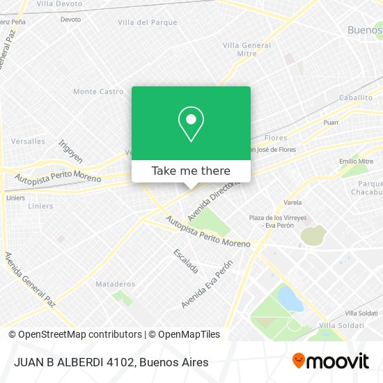 JUAN B ALBERDI 4102 map