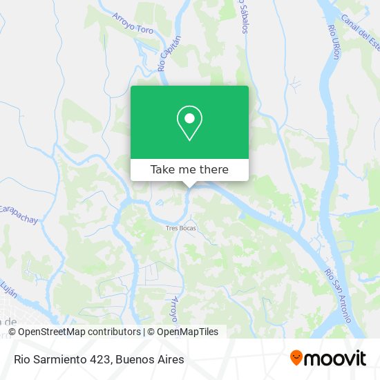 Mapa de Rio Sarmiento 423