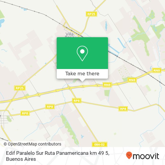 Edif Paralelo Sur Ruta Panamericana  km 49 5 map