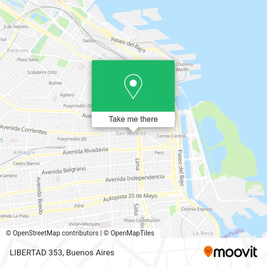 LIBERTAD 353 map