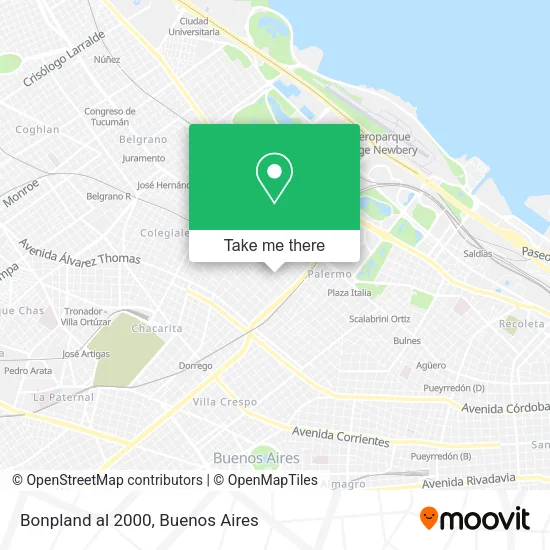 Mapa de Bonpland al 2000