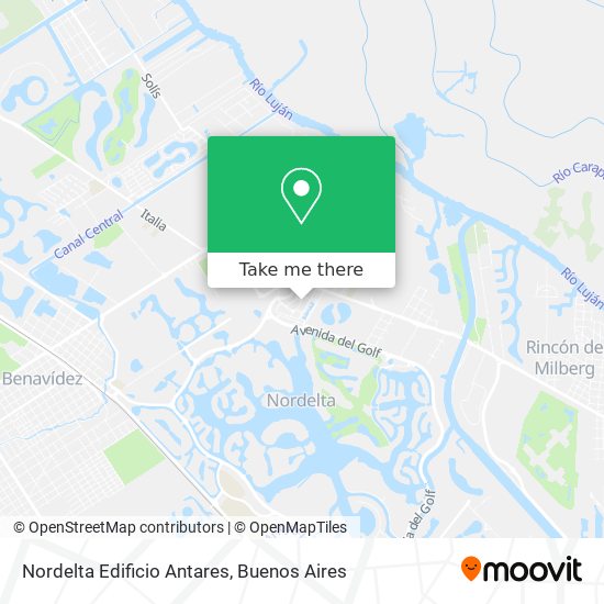 Nordelta   Edificio Antares map