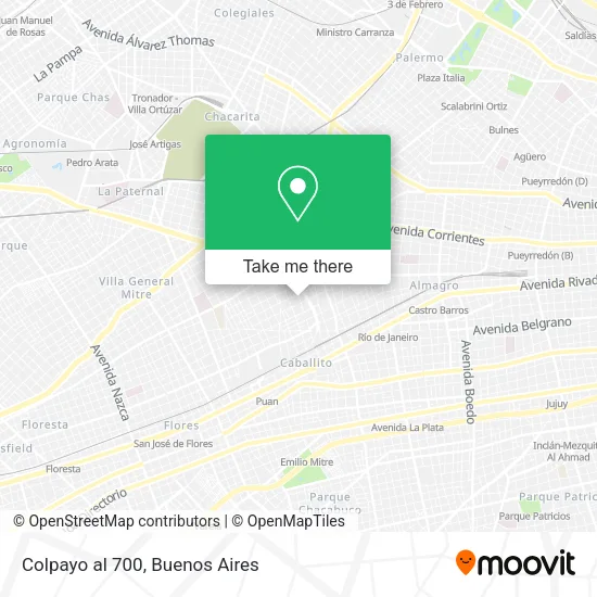 Colpayo al 700 map