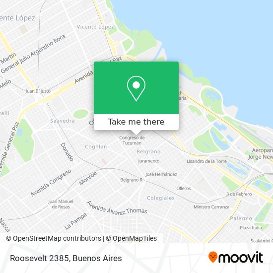 Roosevelt 2385 map