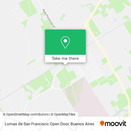 Lomas de San Francisco  Open Door map