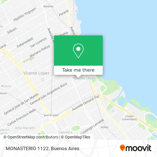 MONASTERIO 1122 map