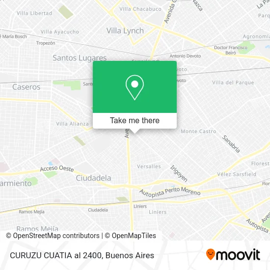 CURUZU CUATIA al 2400 map