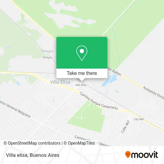 Mapa de Villa elisa