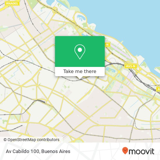 Av  Cabildo 100 map