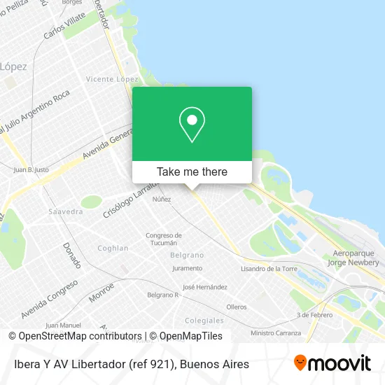 Ibera Y AV Libertador  (ref 921) map
