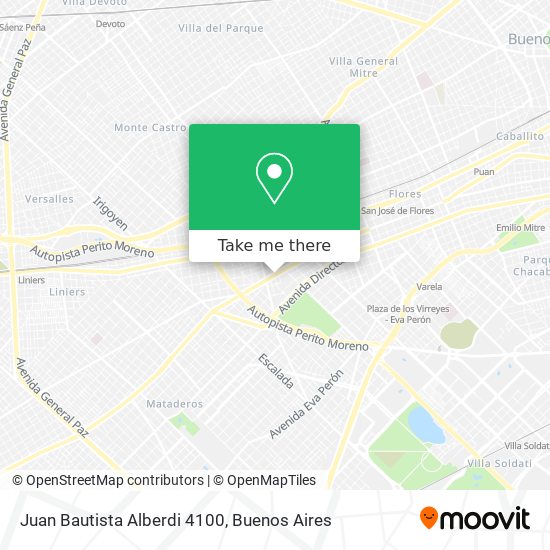 Mapa de Juan Bautista Alberdi 4100