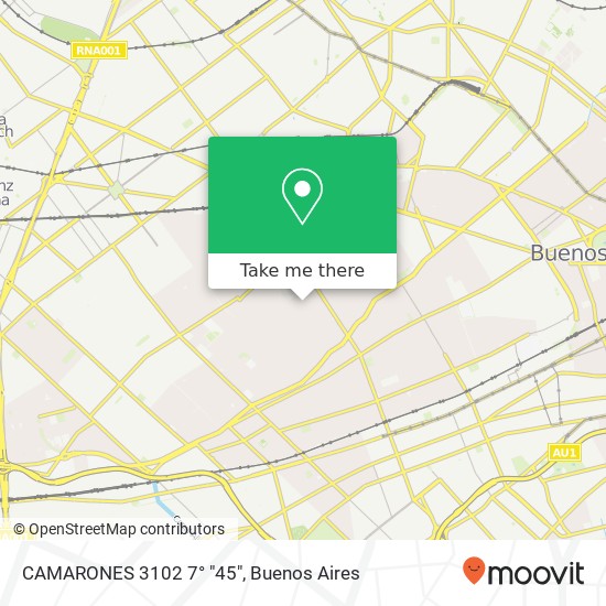 CAMARONES 3102 7° "45" map