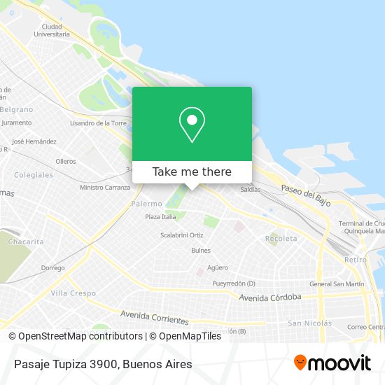 Mapa de Pasaje Tupiza 3900