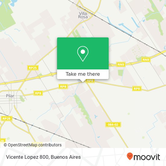 Vicente Lopez 800 map