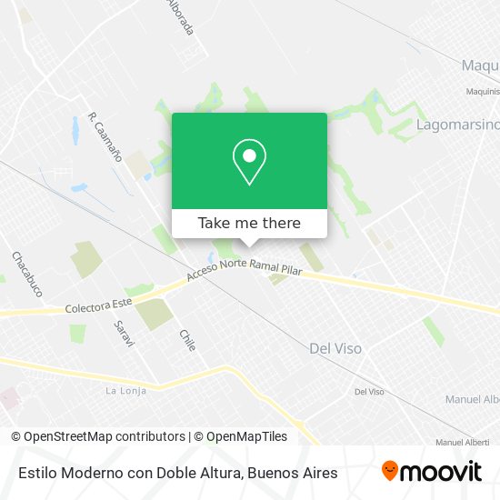 Estilo Moderno con Doble Altura map