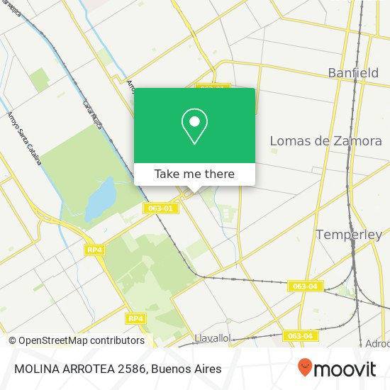 Mapa de MOLINA ARROTEA 2586