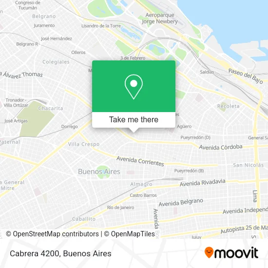Mapa de Cabrera  4200