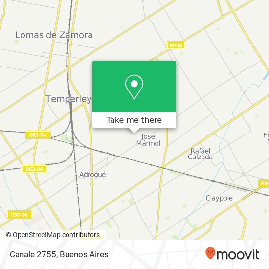 Canale 2755 map