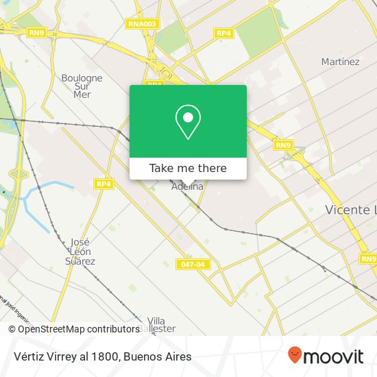 Vértiz Virrey al 1800 map