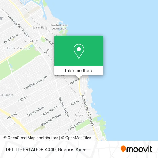 DEL LIBERTADOR  4040 map