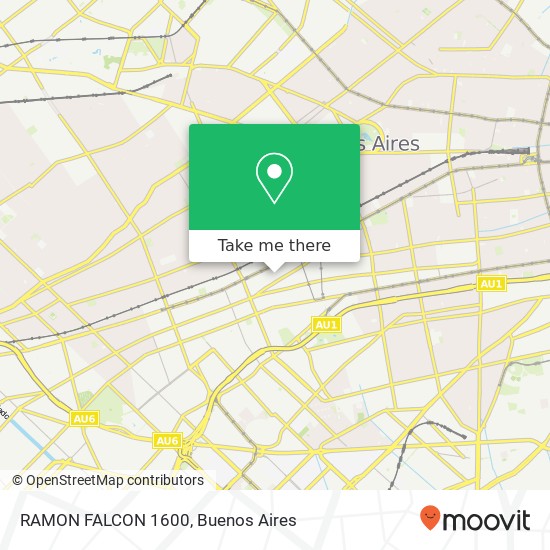 Mapa de RAMON FALCON 1600