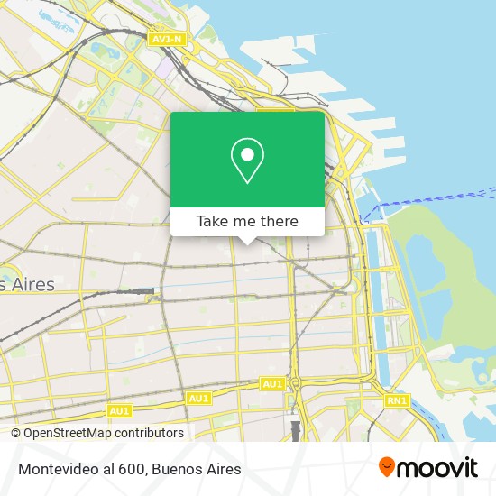 Montevideo al 600 map