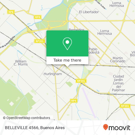 BELLEVILLE 4566 map