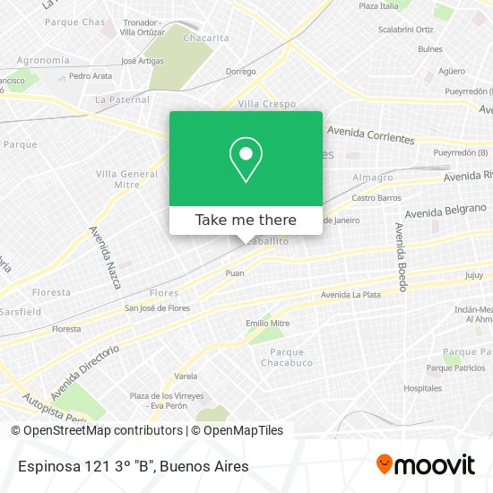 Espinosa 121   3º "B" map