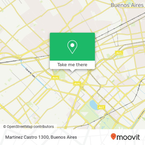 Martinez Castro 1300 map