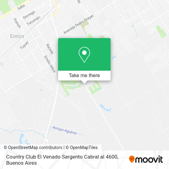 Mapa de Country Club El Venado   Sargento Cabral  al 4600