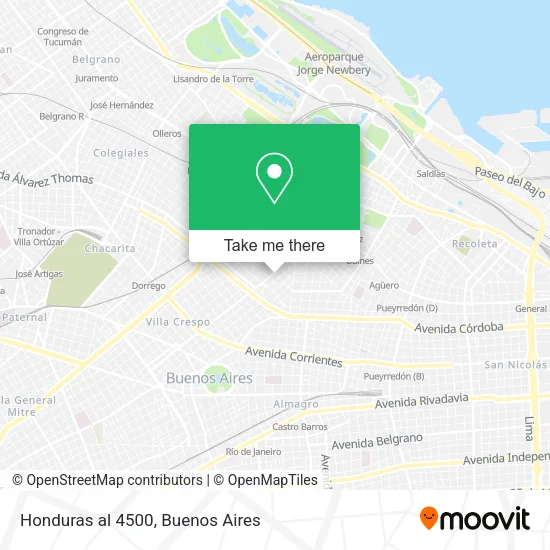 Honduras al 4500 map