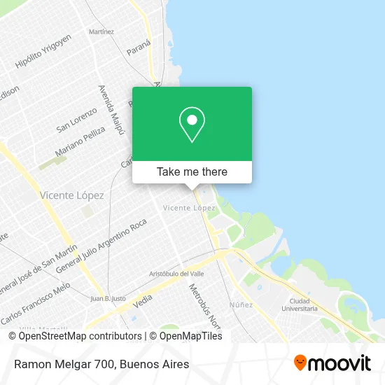 Ramon Melgar 700 map
