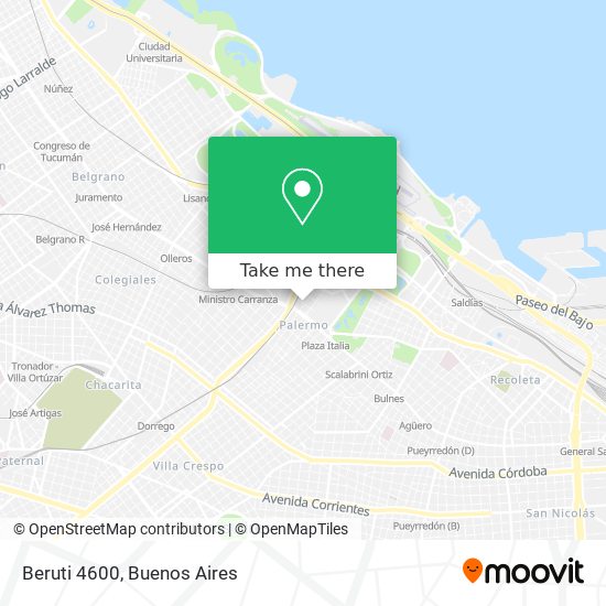 Mapa de Beruti 4600