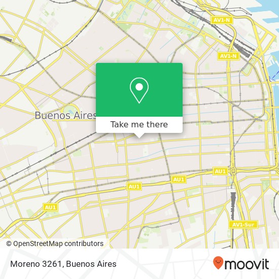 Moreno 3261 map