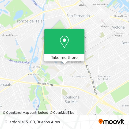 Gilardoni al 5100 map