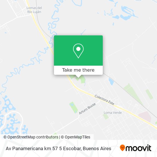 Mapa de Av  Panamericana km 57 5  Escobar