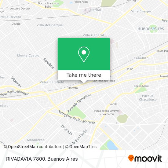 Mapa de RIVADAVIA 7800