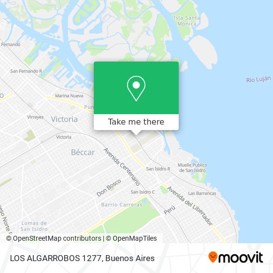 LOS ALGARROBOS 1277 map