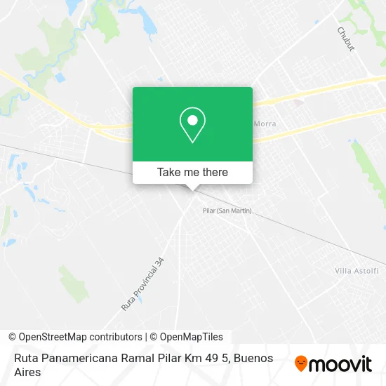Ruta Panamericana Ramal Pilar Km  49 5 map