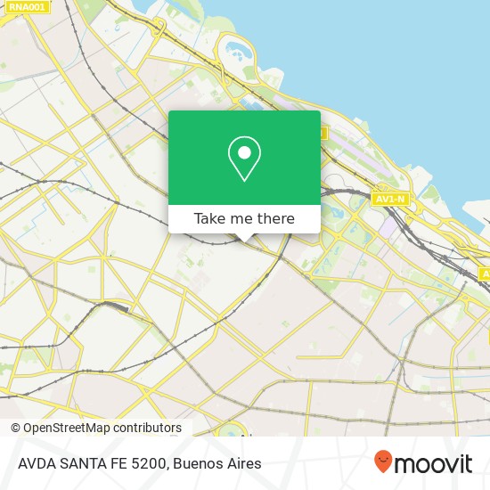 AVDA  SANTA FE 5200 map