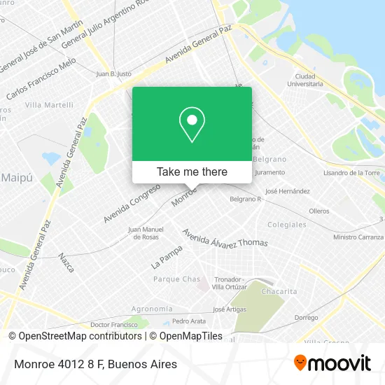 Monroe 4012  8 F map