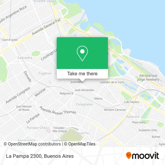 La Pampa 2300 map