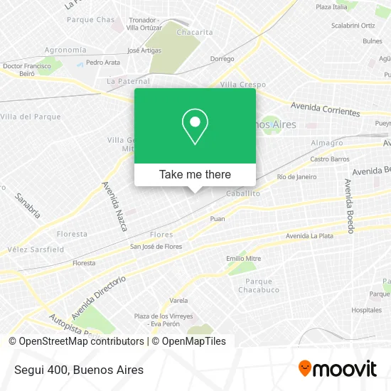 Mapa de Segui 400