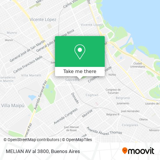 MELIAN  AV  al 3800 map