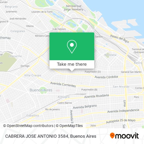 CABRERA  JOSE ANTONIO 3584 map