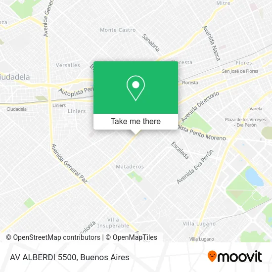AV  ALBERDI 5500 map