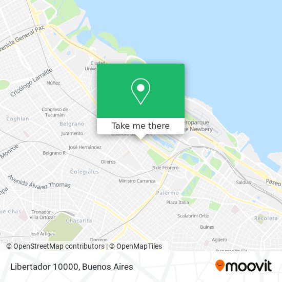 Mapa de Libertador 10000