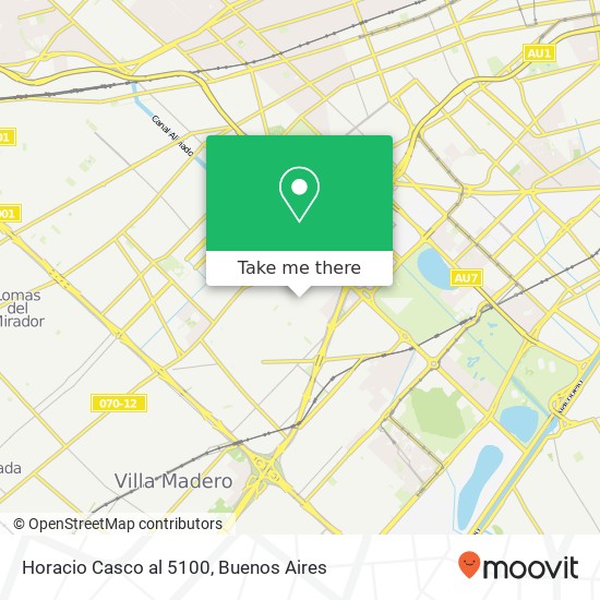 Horacio Casco al 5100 map