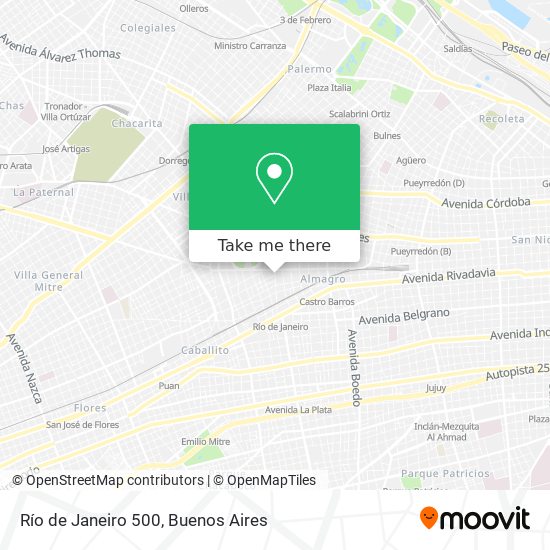 Río de Janeiro 500 map